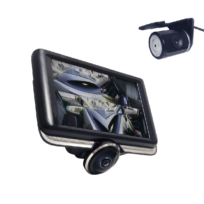 【新品・未使用品】WATEX 2カメラ ドライブレコーダー DVR-360HG Amazon | ワーテックス ドライブレコーダー 360°超広角視野 リア