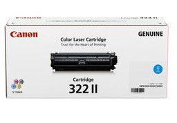 【貨物輸送無料】 Canon キヤノン トナーカートリッジ 322II C (シアン) キヤノン純然たる品