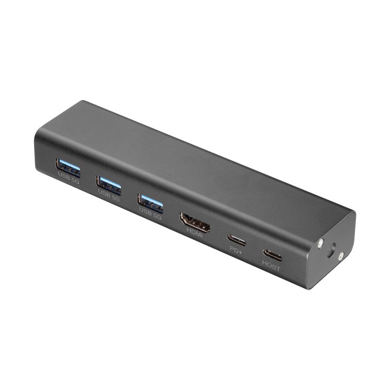 【ゆうパケットで送料無料】木製天板取付用USB＋HDMIドッキングステーション EMR-LCOP1