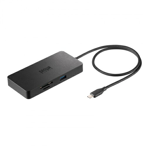 【ゆうパケットで送料無料】サンワサプライ USB Type-C ドッキングステーション USB-DKM5BKN