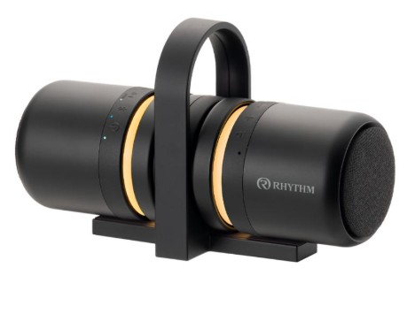 【送料無料】RHYTHM リズム MAGSPEAKER DUO 防水シアタースピーカー 9YYA30RH02 ブラック Bluetoothスピーカー