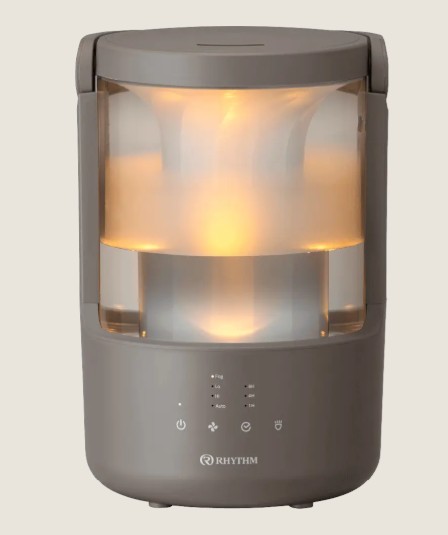 【送料無料】RHYTHM リズム 9YYA64RH84 ウォームグレー MIST 250 加湿器 超音波式 7畳対応 小型 タンク容量 2L アロマ オイル 対応