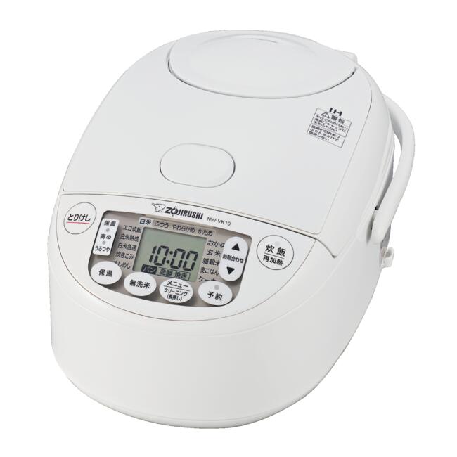 【貨物輸送無料】象印 IH炊飯ジャー NW-VK10 WA 白いこと 5.5合