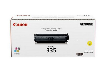 【貨物輸送無料】Canon キヤノン  トナーカートリッジ 335 Y (黄色) 【キヤノン完全無欠品】