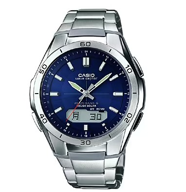 【送料無料】CASIO・カシオ WVA-M640D-2AJF ソーラー電波時計 ウェブセプター 腕時計 メタルバンド