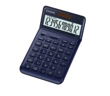 【ゆうパケットで送料無料】【代引き不可】CASIO　カシオ　デザイン電卓　ジャストタイプ　JF-S200-NY【楽ギフ_包装】