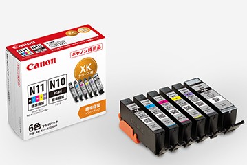 【ゆうパケットで送料無料】 Canon・キヤノン インクタンク XKI-N11+N10/6MP PIXUSハイスペックモデル用消耗品 標準容量6色マルチパック キヤノン純正品 【スーパーロジ】
