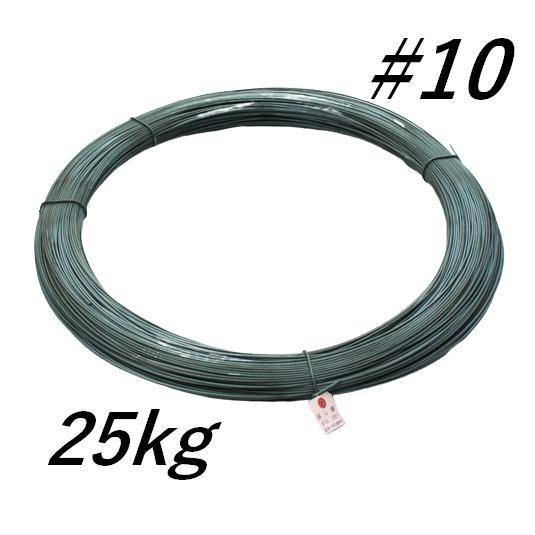 ビニール被覆線 PVC #10×25kg 1巻 佐藤ケミカル 外径3.2Φ×内径2.3Φ PVC