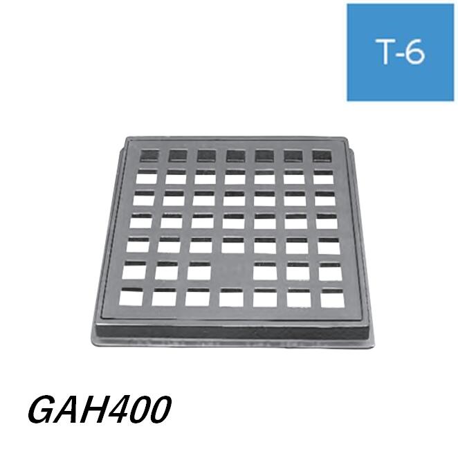 伊藤鉄工 IGS 鋳鉄製透かし彫り蓋 GAH-400 430mm×430粍 T-6 ますぶた 角集合体 集水桝 角型