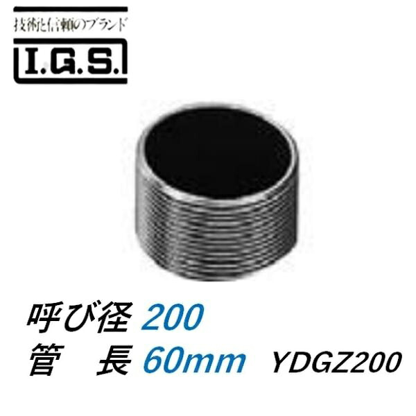 伊藤鉄工 YDGZ GP 管全ねじ 調節管 呼び200 調節管長60 IGS