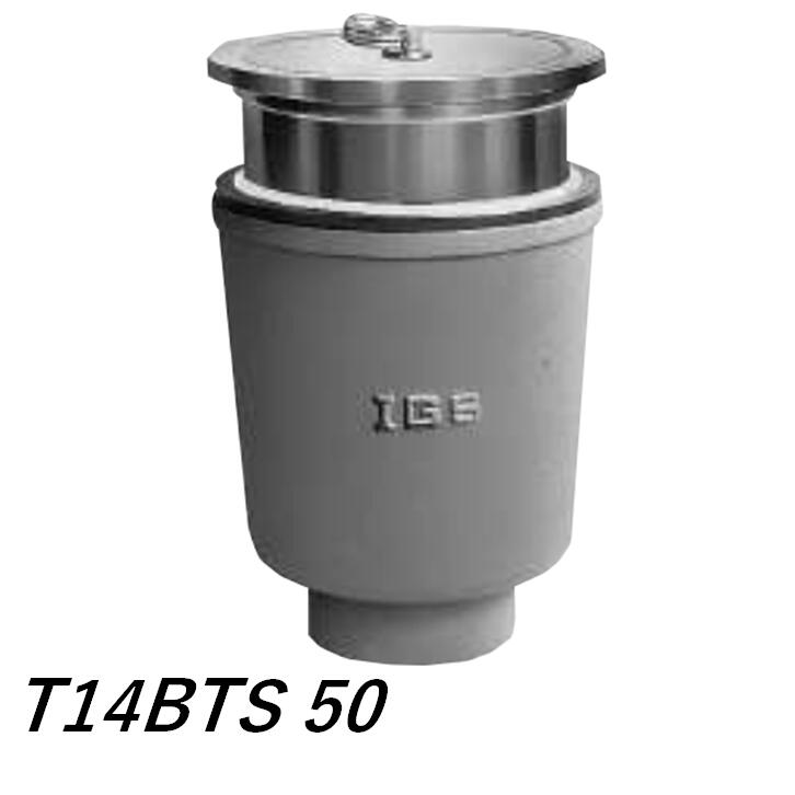 伊藤鉄工 T14BTS 50 ステンレス鋼製共栓、枠付き添い人 流し落とし穴 大きさ50 IGS