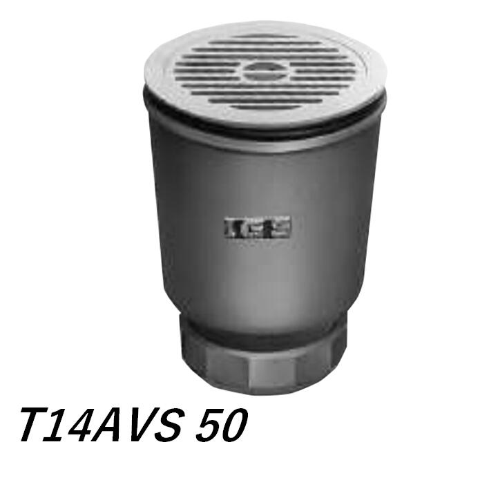 伊藤鉄工 T14AVS 50 差込型 ステンレス製目皿、枠付き 流しトラップ サイズ50 IGS