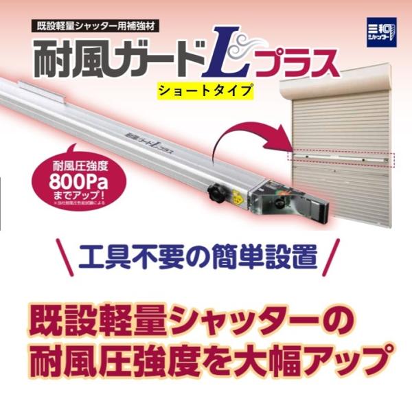三和シャッター 颶風打つ手 耐風かばい立て 遊撃手手合い シャッターかばい立て 強風 防災 工事不必要 軽さシャッター 風圧 飾り気の無い据え付ける 貨物輸送無料
