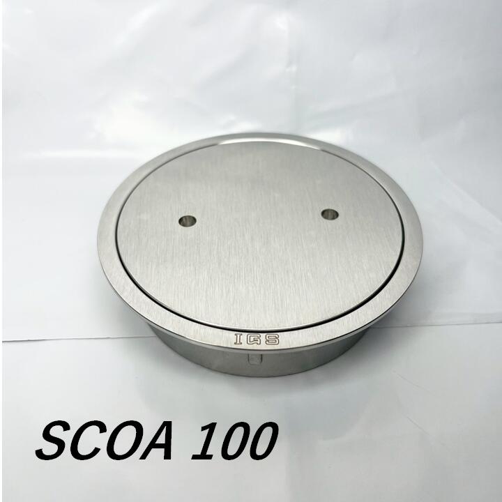 伊藤鉄工 SCOA100 床上掃除口 ステンレス製 サイズ 100 SCOA IGS