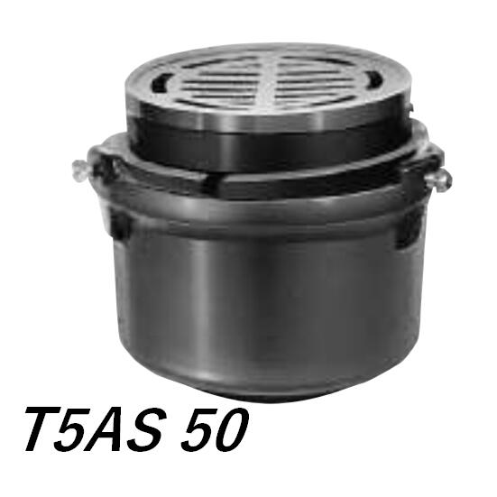 伊藤鉄工 T5AS-50 脂製椀付き添い人 ステンレス鋼製目皿 枠付き添い人 床水抜き落とし穴 水抜き金具 IGS