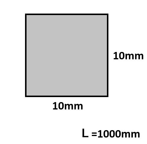 軟質角目地棒 10mm&times;10mm&times;1000mm 25本入 RB-10｜今戸屋建材　店