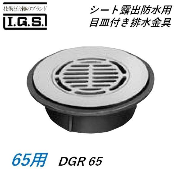 伊藤鉄工 DGR65 居敷き見せびらかす雨合羽用 目皿付き添い人水抜き金具 大きさ 65 DGR IGS