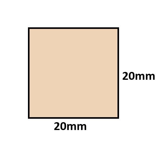 発泡角目地棒 正方形 20mm&times;20mm&times;L2000mm 50本入 HB-20｜今戸屋建材　店 7,668円