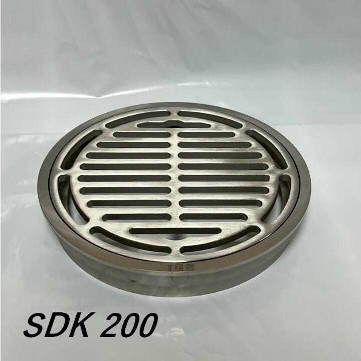 伊藤鉄工 SDK200 目皿 ロック式 ステンレス製目皿付き排水金具 サイズ 200 SDK IGS