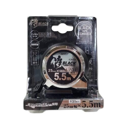 楽天市場】☆侍BLACK オートストップコンベックス ブラックテープ 25mm