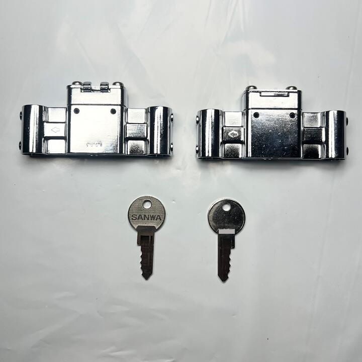三和シャッター パイプ錠 セット 番号指定可能スペア 合鍵 同一キー カットキー 鍵 交換 メーカー純正品 部品 カギ サンワ SANWA 送料無料|今戸屋建材 店