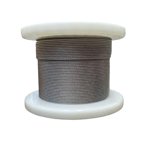 楽天市場】ステンレス ワイヤー ロープ 直径4mmx長さ40m 7x19 SUS304