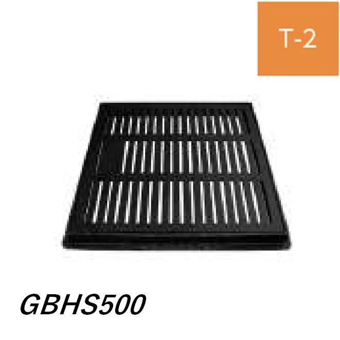 伊藤鉄工 IGS 鋳鉄製格子蓋 GBHS-500 T-2 受枠付き 細目格子網 ますぶた 角マス 集水桝 角型