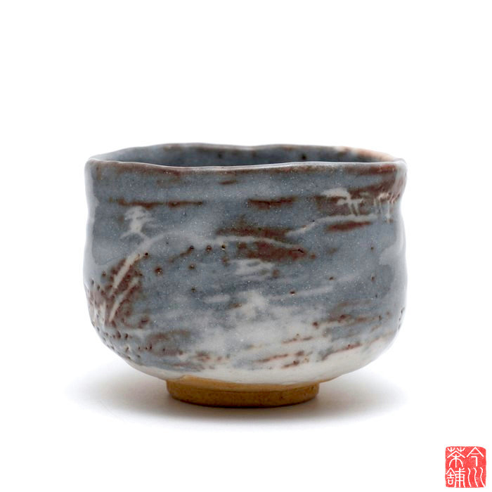 楽天市場】【茶器/茶道具 抹茶茶碗】 志野焼き 鼠志野茶碗/絵