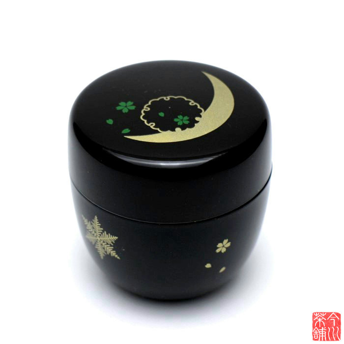 茶道　中次　月に雁 楽天市場】月に雁 溜塗 中棗 東雲 : 今川茶舗 楽天市場店