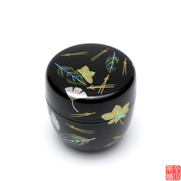 楽天市場】溜中棗 四君子蒔絵内銀 山下泰園 : 京都 茶道具 出野祐