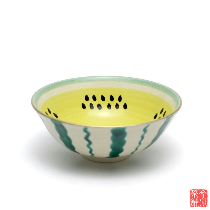 【茶道具】前田宝泉造　西瓜茶碗（紙箱）送料込 imgrc0107790819.jpg