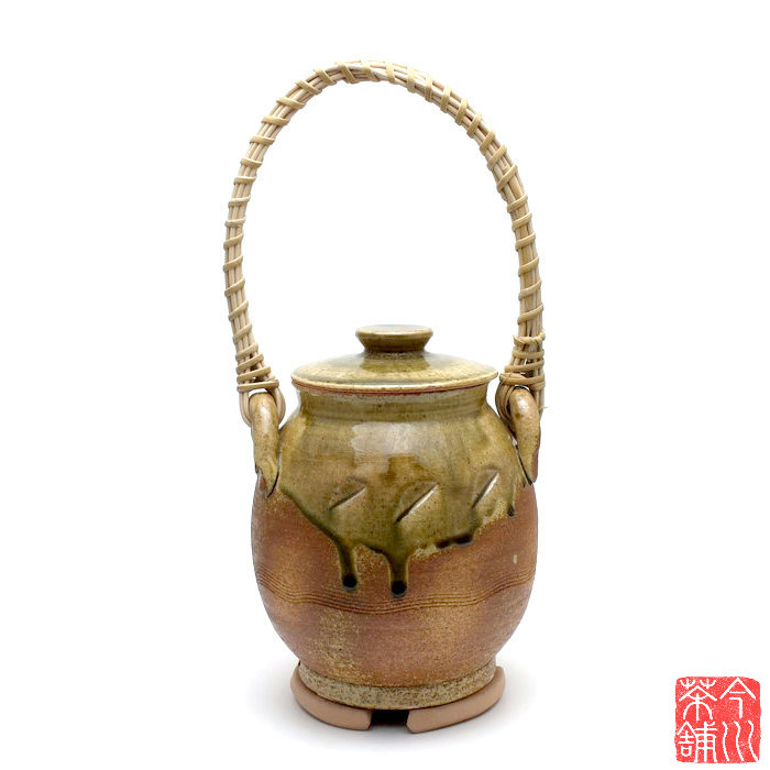 美品　火消壺　四方　宗伴作　お茶道具　茶道　定価:35,070円(税抜) 茶道具 水屋道具 火消壺 火消壷 黒四方陶器製 宗伴作 : 茶道具いまや