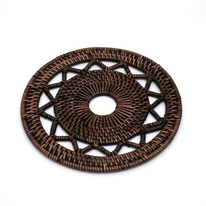 楽天市場】船橋重郎作 紹鷗伝来写 籐釜敷 共箱 : 茶道具おもしろ逸品堂