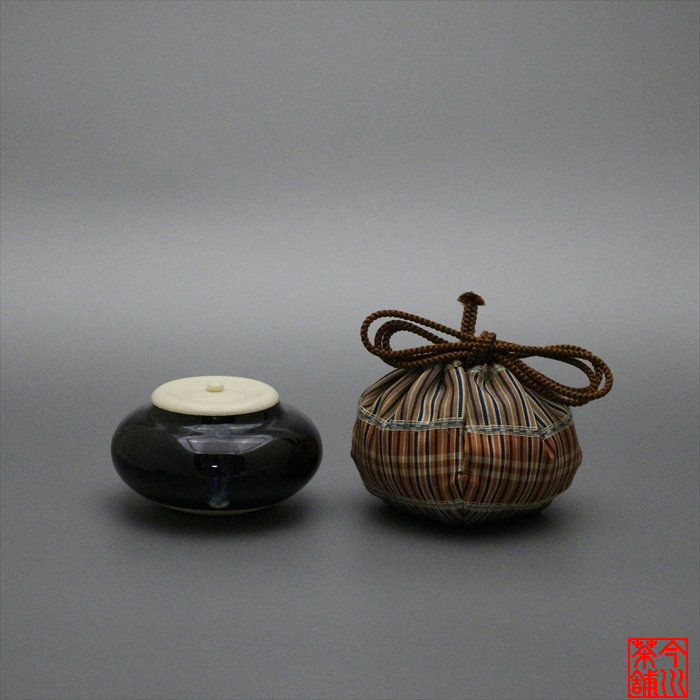 綿津見 茶入 弥左衛門抜け道 a 【 濃茶入 】