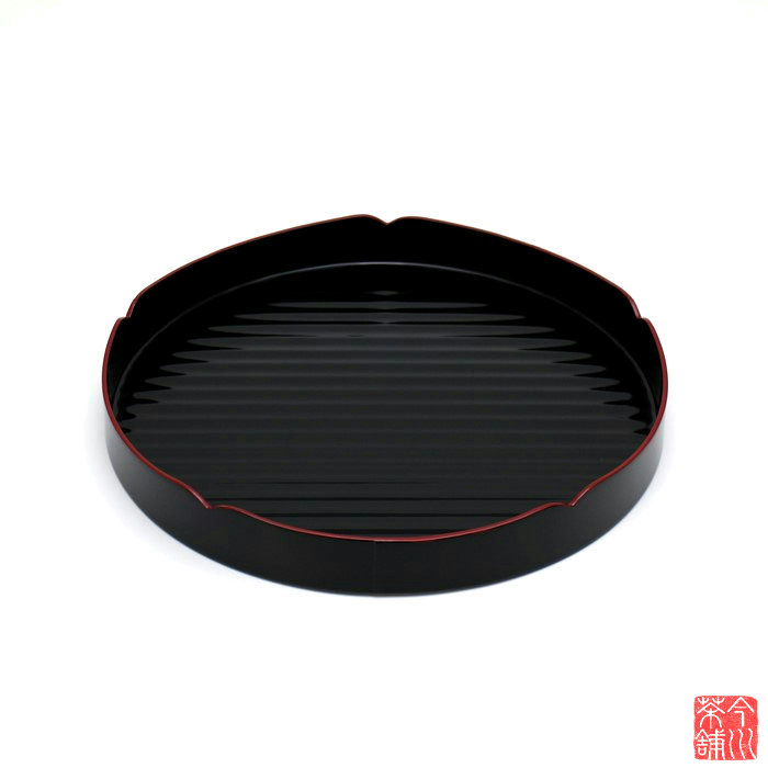 楽天市場】茶道具 古代根来塗 輪花盆(錦華鉢) 木質 日本製 : お茶道具