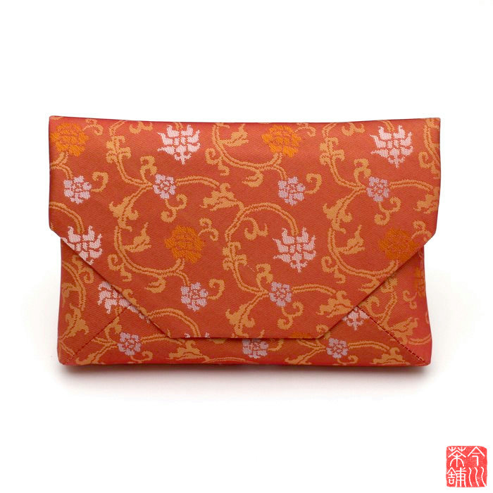 楽天市場】北村徳斎製 数寄屋袋 名物唐物日月緞子（スキヤ袋） 正絹