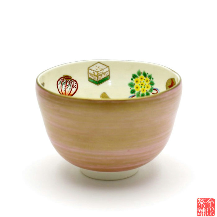 雛祭 内絵 茶碗 善昇 【 抹茶茶碗 春 雛 】