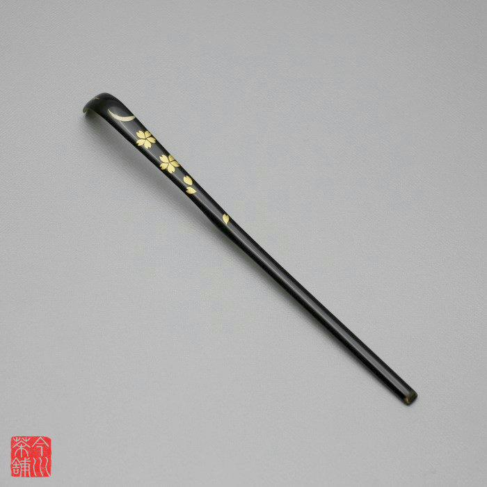 茶道具 真茶杓 朱徳形 茶器/茶道具 茶杓】 蒔絵茶杓 朱塗り 早蕨蒔絵又は朱塗り 神輿