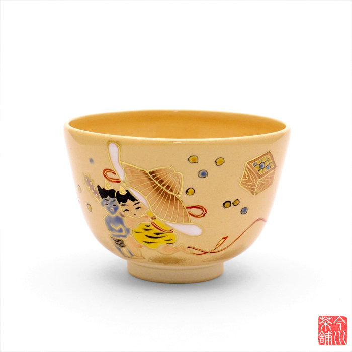 楽天市場】◎【茶器/茶道具 抹茶茶碗 節分】 四方 升型 鬼は外 前田
