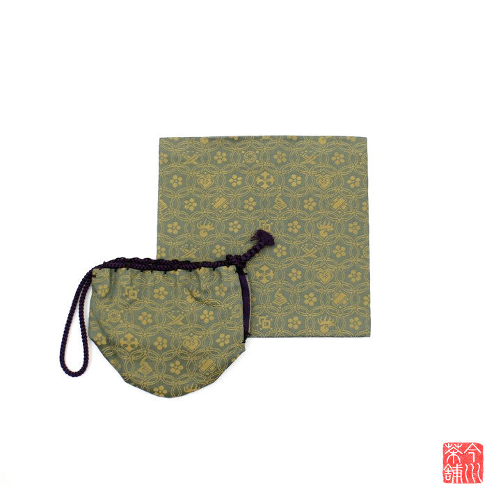 【茶道具】大海茶入　仕覆　紅牙瑞錦　茶入　龍村裂 長緒　☆美品☆ 楽天市場】内海茶入（長緒茶入）茶入 仕服裂地：紅牙瑞錦 龍村