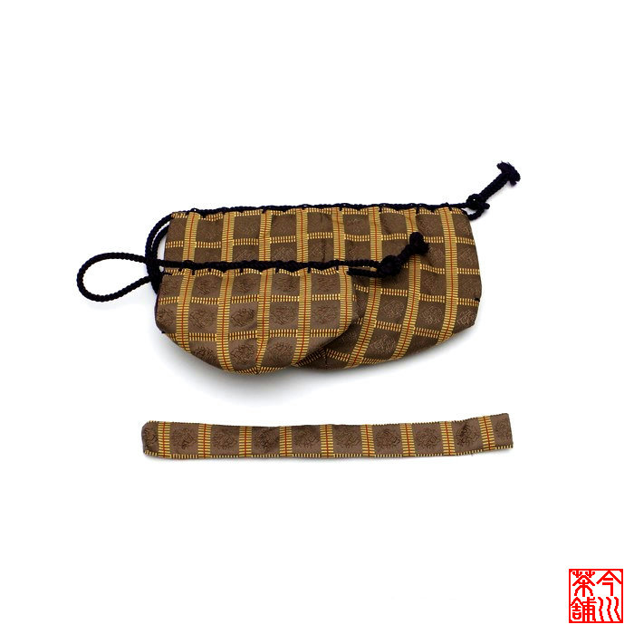 三ッ組 仕服 雨龍間道 【 茶道具 仕覆 】