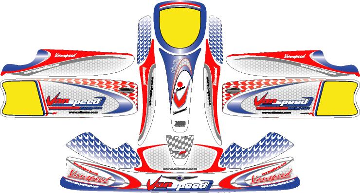 レーシングカート カウルステッカーUNICO用 Vanspeed-06Macau 【特注品】|IMAGINE STYLE