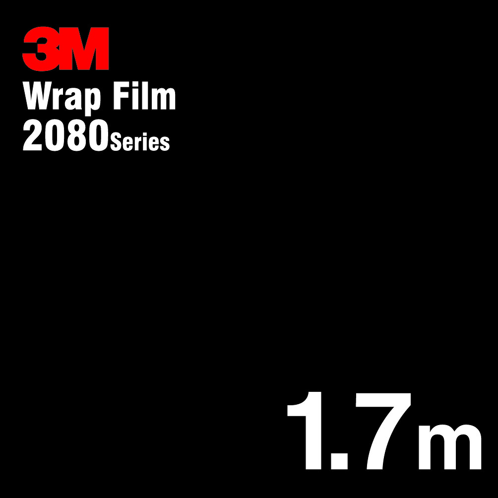 3Mラップフィルム 2080 シリーズ2080-M12 マットブラック 152.4cm x 1.7m|IMAGINE STYLE