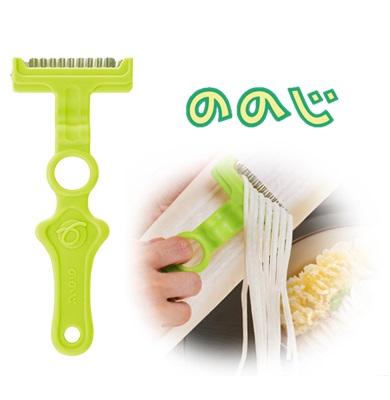 ののじ　ヌードルピーラー　W3NP-01PG/324010476【ののじ ピーラー 皮むき スライサー 調理器具 料理 便利グッズ 時短 簡単 家庭 人気 ベジヌードル 浜名ランチさん ニンジンdeボナーラ 人気 実用的】キッチン用品画像