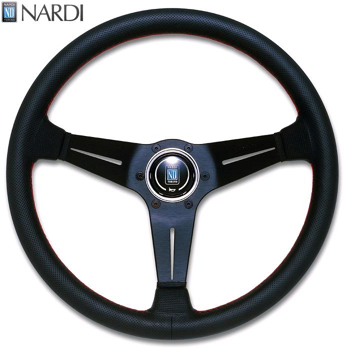 楽天市場】NARDI ナルディ N753 パンチングレザー&ブラックスポーク ディープコーン レッドクロスステッチ ステアリング 径330mm  NARDIホーンボタン付 オフセット53mm【お取り寄せ商品】【ハンドル、ステアリング】 : カッパ、カー用品の新未来創造