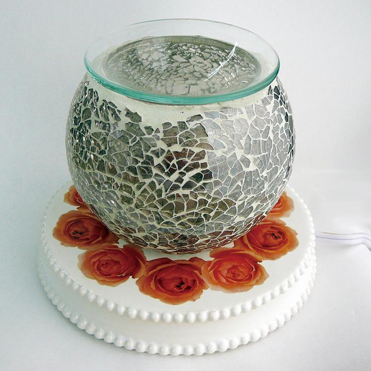 楽天市場】マニーローズ 陶器 アロマライト＜チェック柄＞【フット