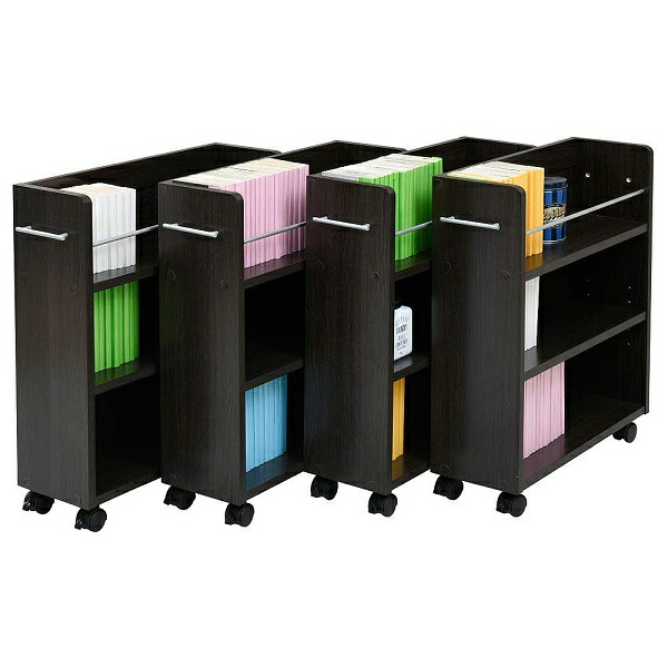 \u003cBR\u003eSGT-0128SET-DB 収納家具 押入れ 納める 仕合わせ 書物棚 4個書き割り 幅19 奥ふかさ58 キャスター付き添い人 暗然たる赤銅色\u003cBR\u003e【製造会社直送品】【同梱／代引不可】【押入れ納める取り片づける棚 手押し車 らくらく 今めかしい オシャレ】
