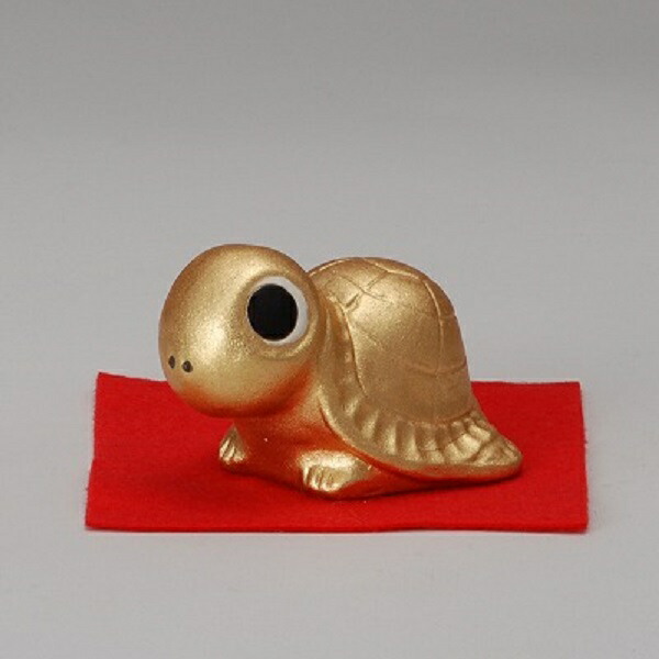 楽天市場】信楽焼 566-07 金運手づくりカメ【メーカー直送品】【同梱