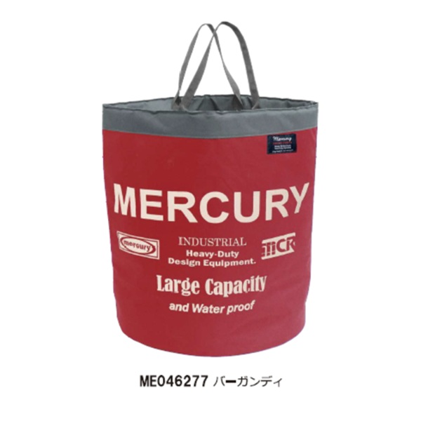 MERCURY　マーキュリー　ストーブバック　バーガンディME046277【円形 アウトドア 収納 ランドリーバスケット アメリカン雑貨 おしゃれ かっこいい】お取り寄せ