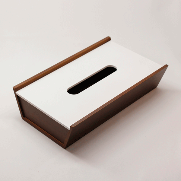 ヤマト工芸　YK12-002-Wｈ　choco block　ティッシュケース　ホワイト 【お取り寄せ製品】【BOX　ティッシュボックス　ティッシュケース　yamatojapan】